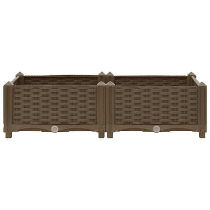 vidaXL Raised Bed 80x40x23 cm Polypropylene