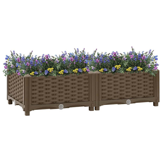 vidaXL Raised Bed 80x40x23 cm Polypropylene