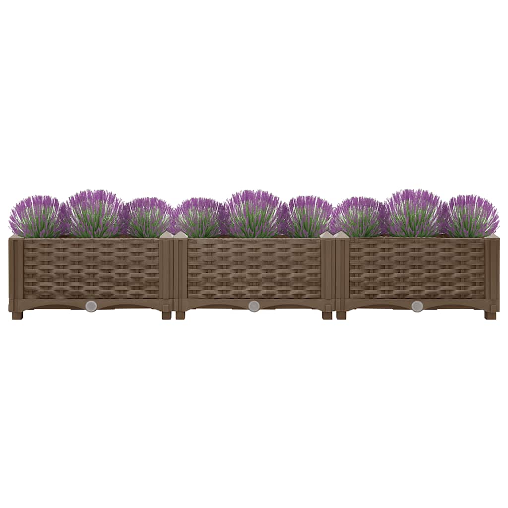 vidaXL Raised Bed 120x40x23 cm Polypropylene