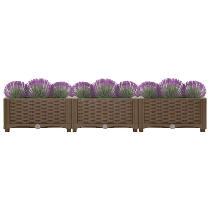 vidaXL Raised Bed 120x40x23 cm Polypropylene