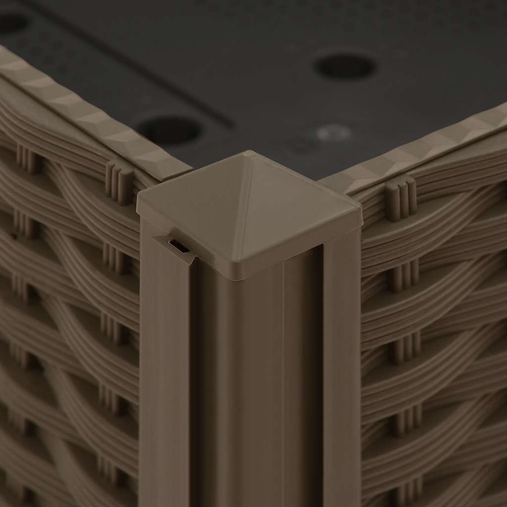 vidaXL Raised Bed 120x40x23 cm Polypropylene