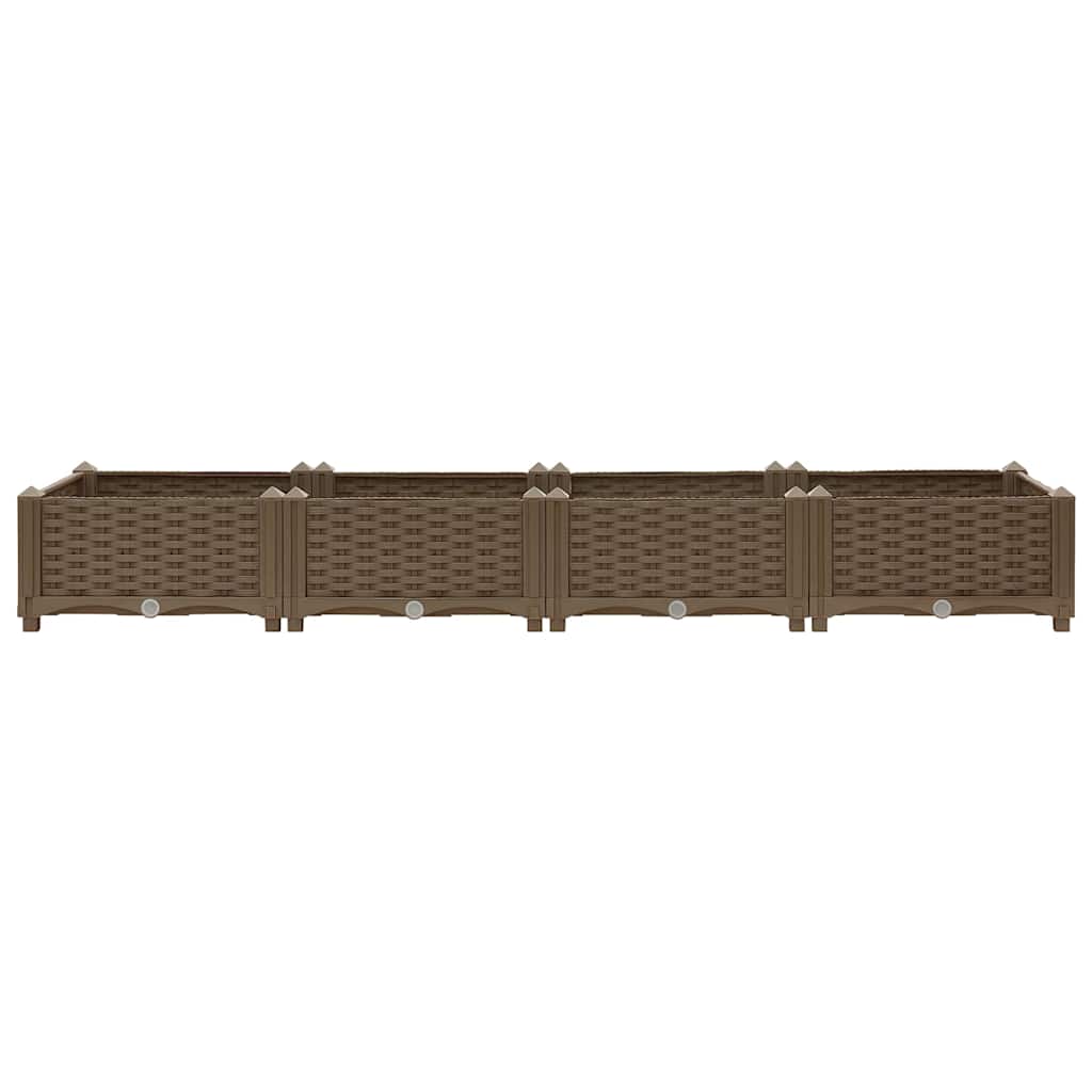 vidaXL Raised Bed 160x40x23 cm Polypropylene