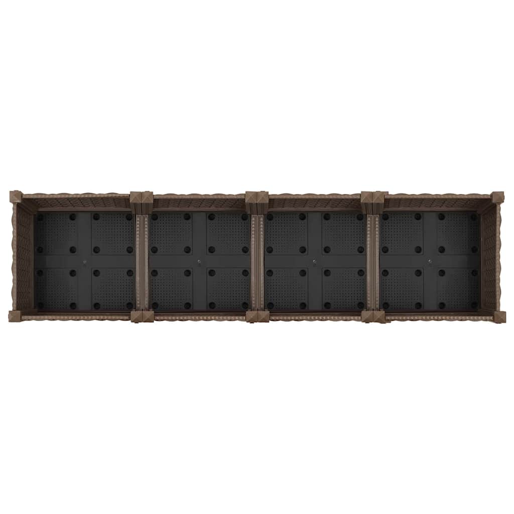 vidaXL Raised Bed 160x40x23 cm Polypropylene