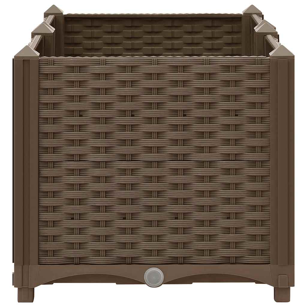 vidaXL Raised Bed | Brown | Polypropylene | Medium | Durable | Raised Bed