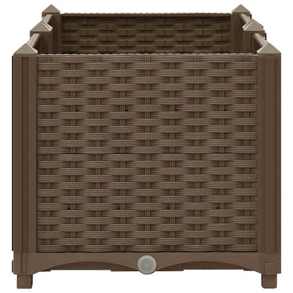 vidaXL Raised Bed | Brown | Polypropylene | Medium | Durable | Raised Bed