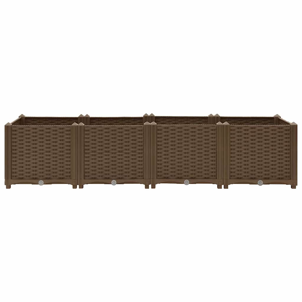 vidaXL Raised Bed 160x40x38 cm Polypropylene