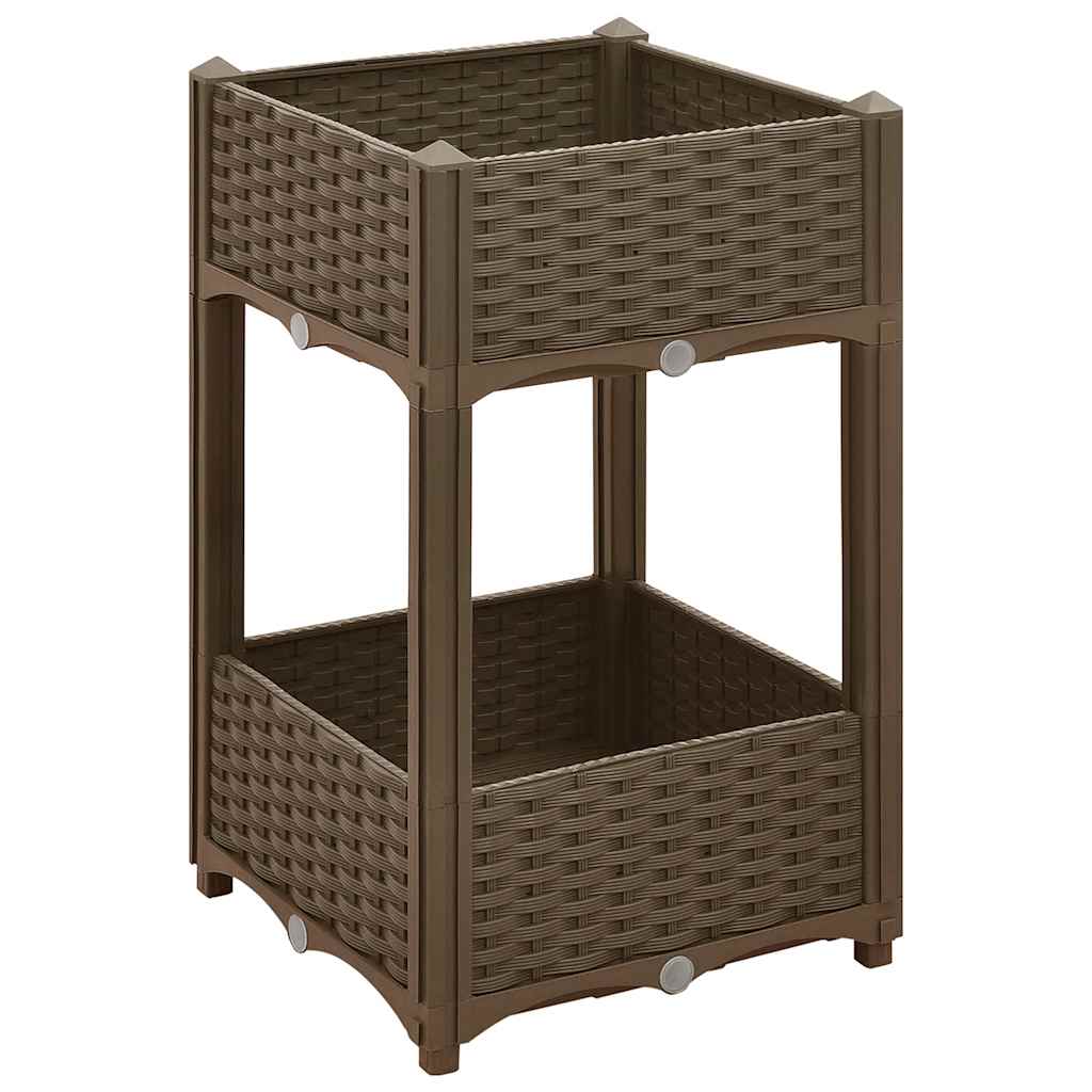 vidaXL Raised Bed 40x40x71 cm Polypropylene