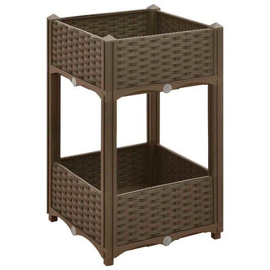 vidaXL Raised Bed 40x40x71 cm Polypropylene