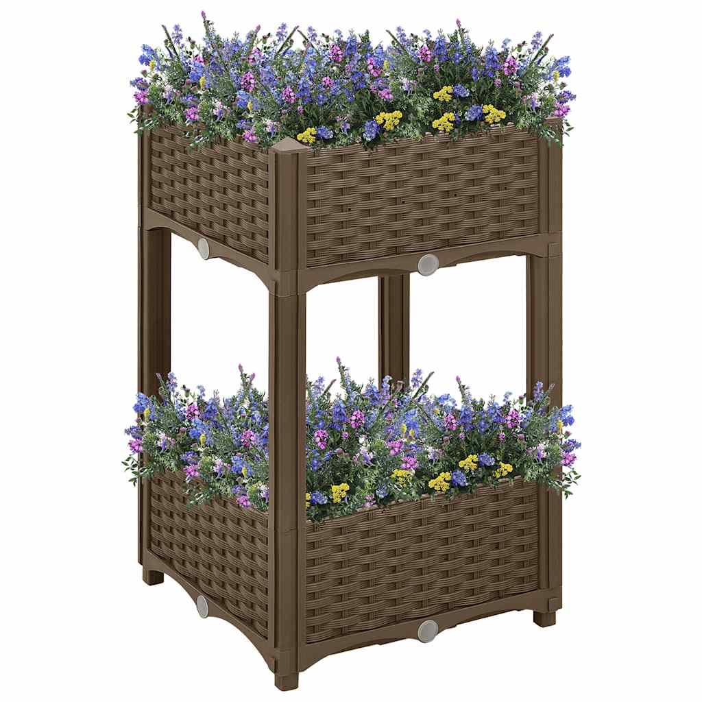 vidaXL Raised Bed 40x40x71 cm Polypropylene
