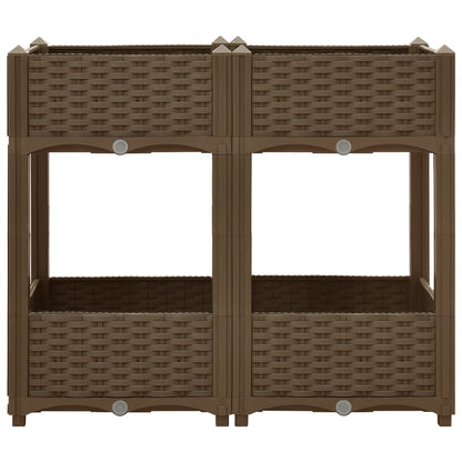 vidaXL Raised Bed 80x40x71 cm Polypropylene