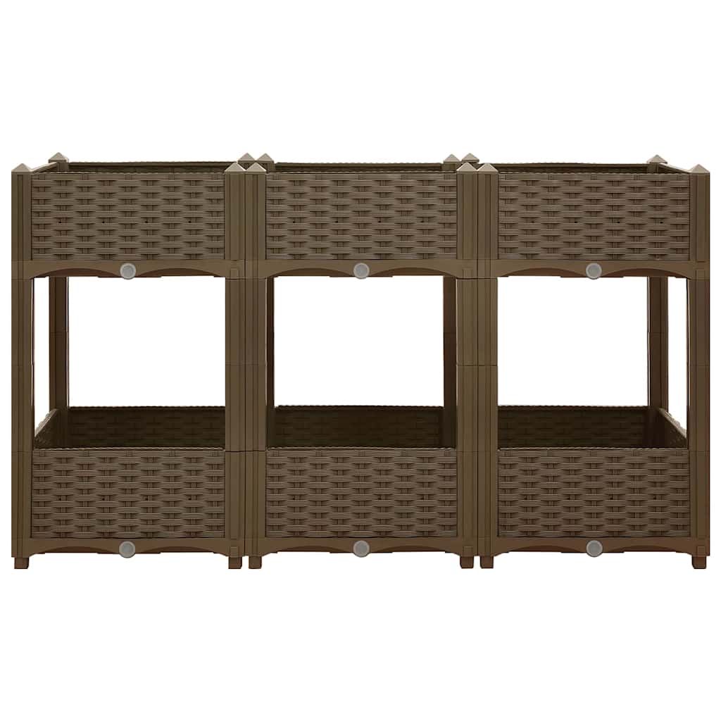 vidaXL Raised Bed 120x40x71 cm Polypropylene
