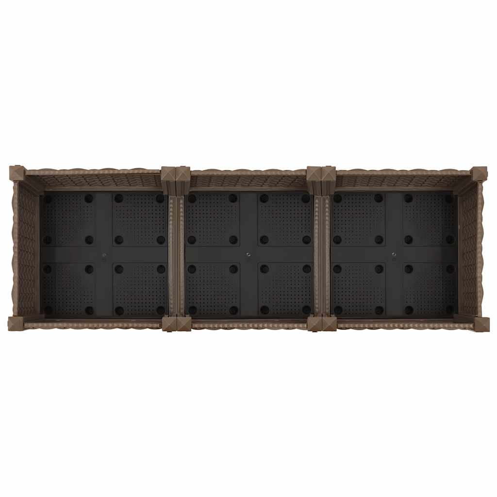 vidaXL Raised Bed 120x40x71 cm Polypropylene
