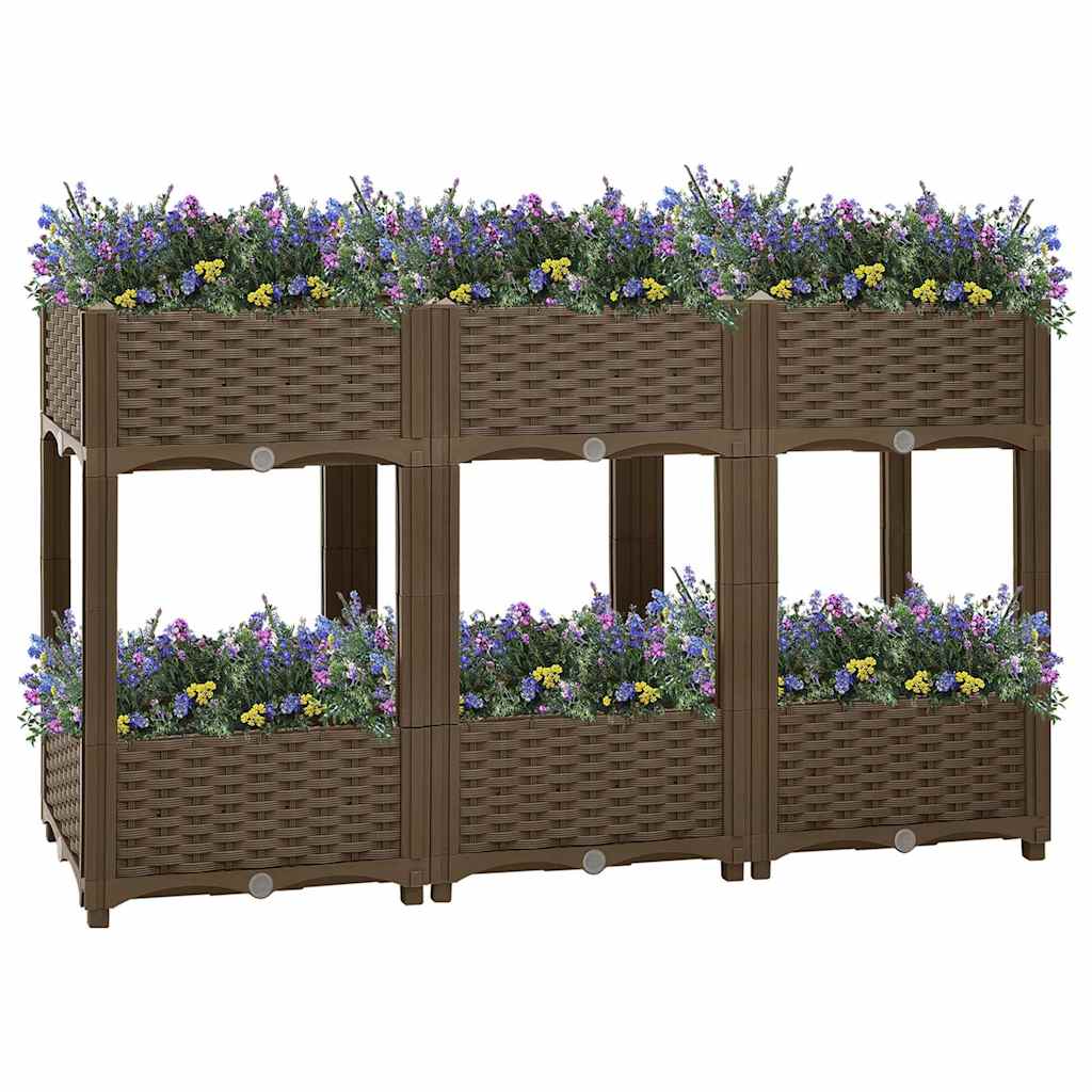vidaXL Raised Bed 120x40x71 cm Polypropylene