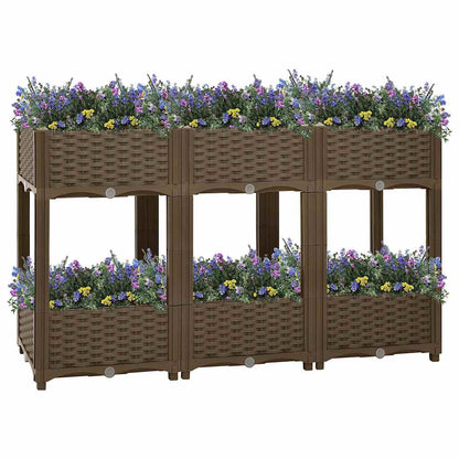 vidaXL Raised Bed 120x40x71 cm Polypropylene