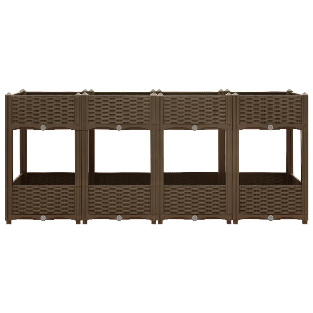 vidaXL Raised Bed 160x40x71 cm Polypropylene