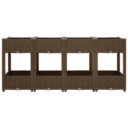 vidaXL Raised Bed 160x40x71 cm Polypropylene