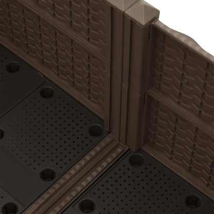 vidaXL Raised Bed 80x80x38 cm Polypropylene
