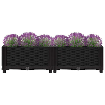 vidaXL Raised Bed 80x40x23 cm Polypropylene