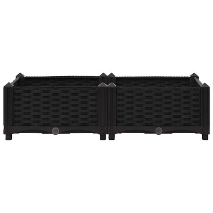 vidaXL Raised Bed 80x40x23 cm Polypropylene