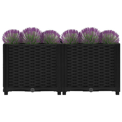 vidaXL Raised Bed 80x40x38 cm Polypropylene