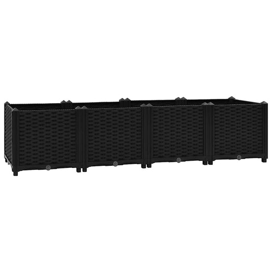 vidaXL Raised Bed 160x40x38 cm Polypropylene