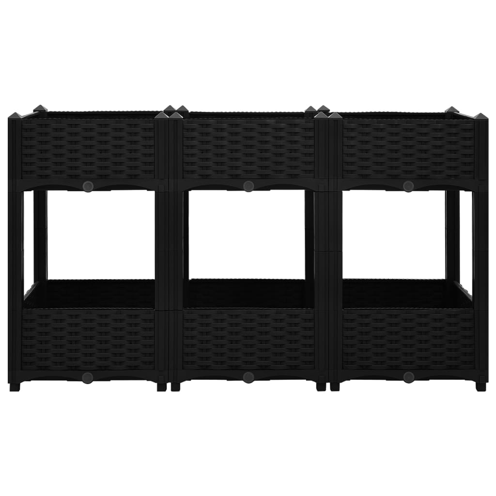 vidaXL Raised Bed 120x40x71 cm Polypropylene