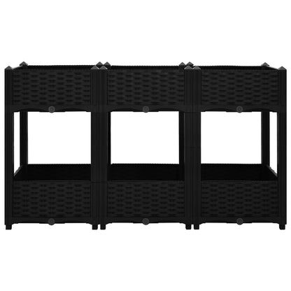 vidaXL Raised Bed 120x40x71 cm Polypropylene