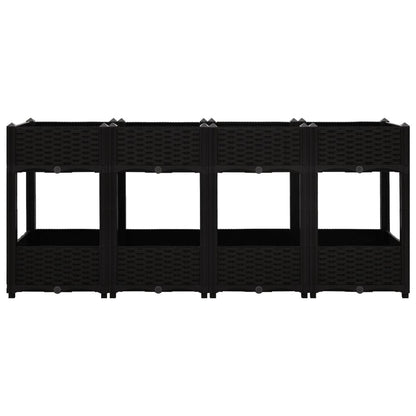 vidaXL Raised Bed 160x40x71 cm Polypropylene
