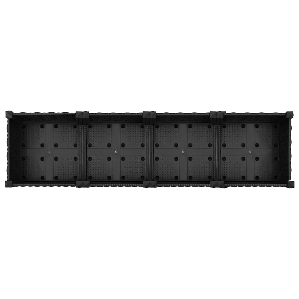 vidaXL Raised Bed 160x40x71 cm Polypropylene