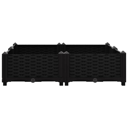 vidaXL Raised Bed 80x80x23 cm Polypropylene