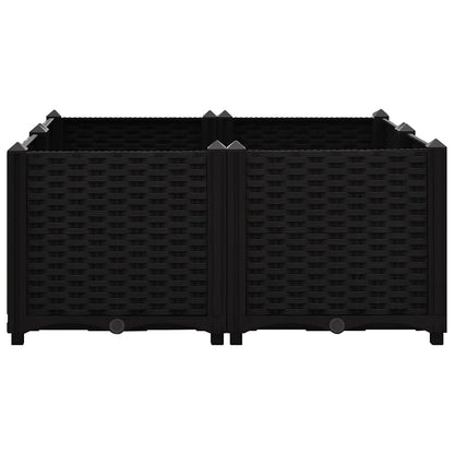 vidaXL Raised Bed 80x80x38 cm Polypropylene