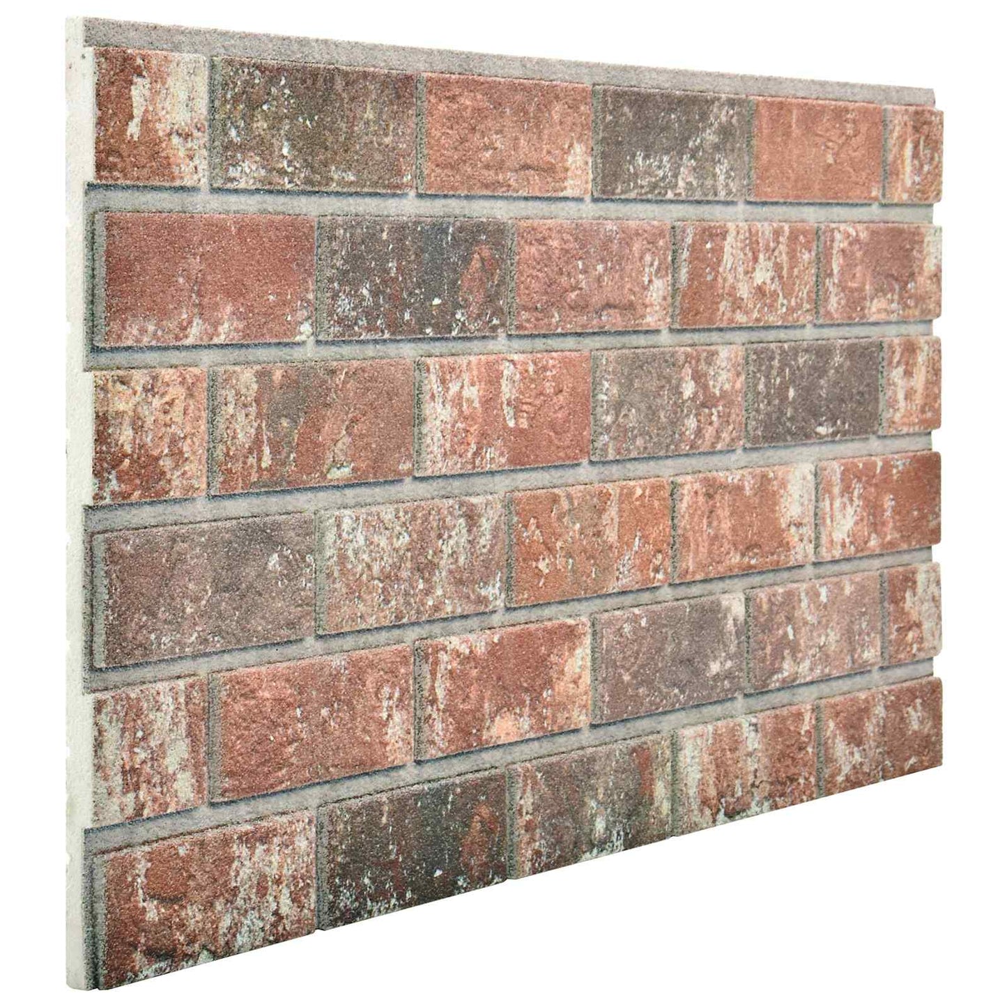vidaXL Wall Panels 10 pcs Dark Brown and Grey 100 x 50 cm EPS Foam