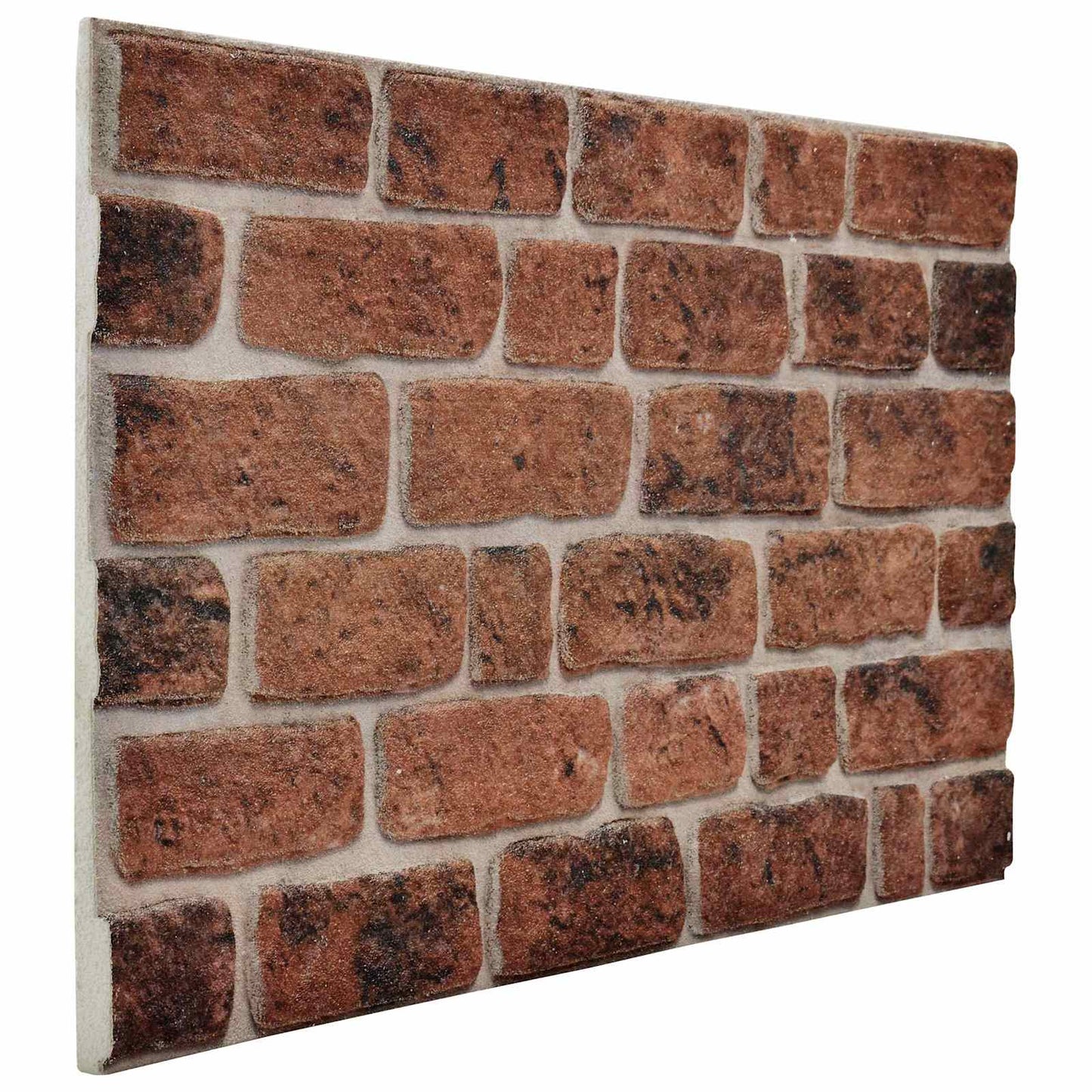 vidaXL Wall Panels 10 pcs Brown Brick 100 x 50 cm EPS Foam