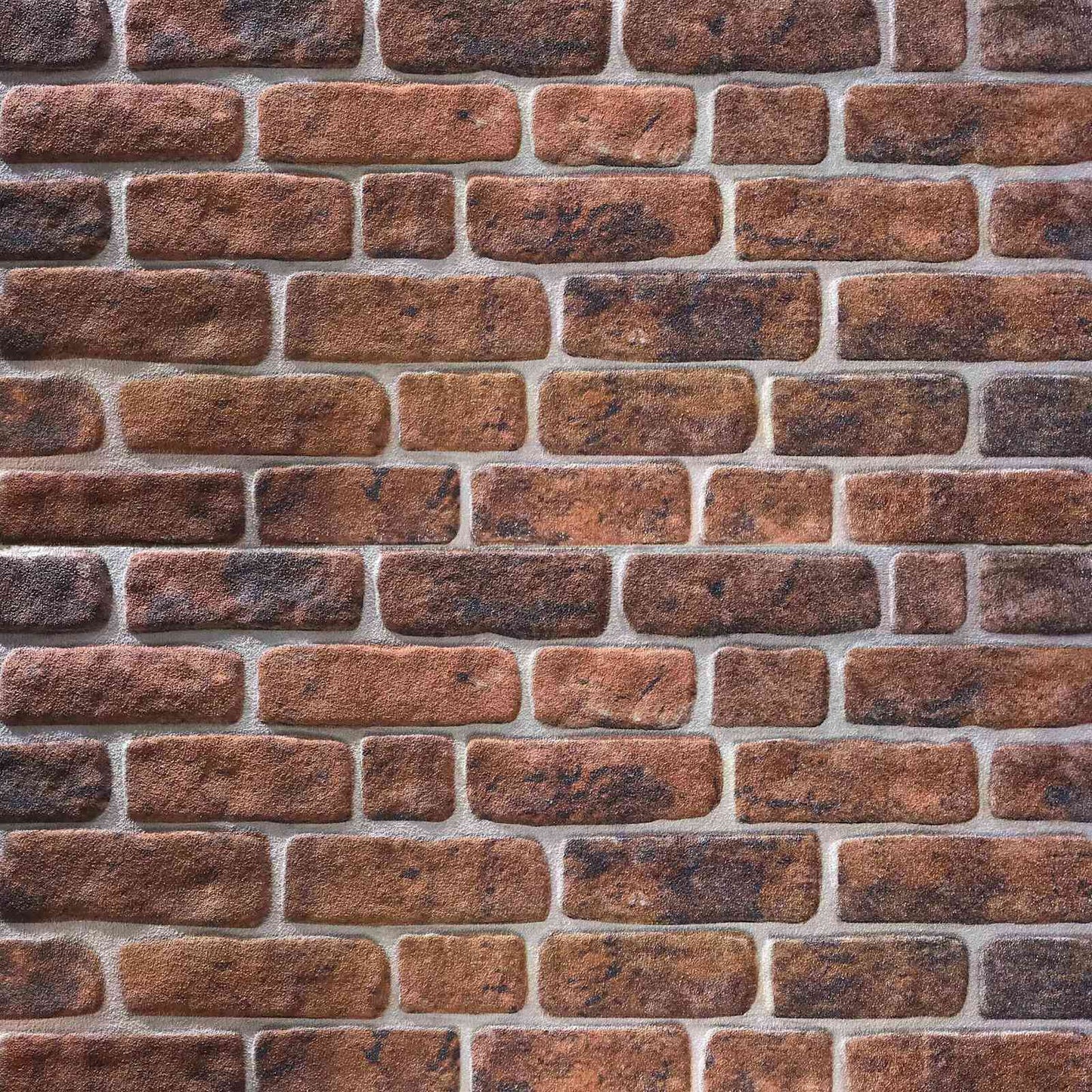 vidaXL Wall Panels 10 pcs Brown Brick 100 x 50 cm EPS Foam