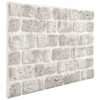 vidaXL Wall Panels 10 pcs Light Grey 100 x 50 cm EPS Foam