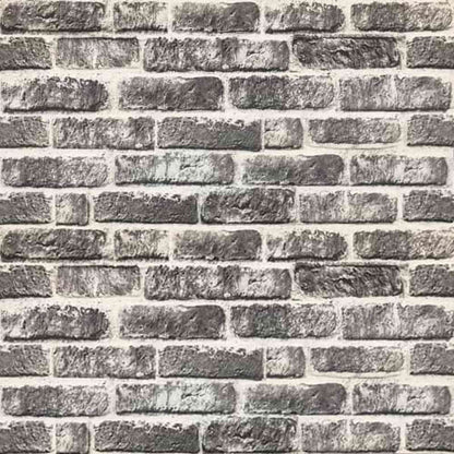 vidaXL Wall Panels 10 pcs Dark Grey and White 100 x 50 cm EPS Foam