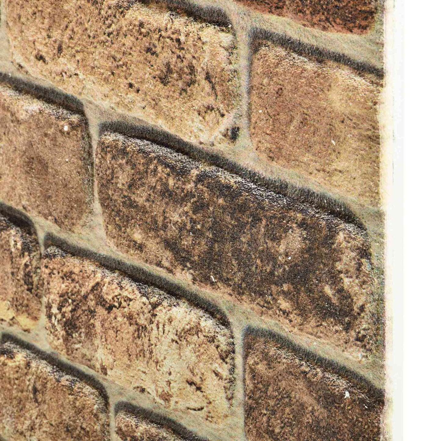 vidaXL Wall Panels 10 pcs Dark Sand 100 x 50 cm EPS Foam