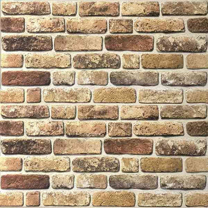 vidaXL Wall Panels 10 pcs Dark Sand 100 x 50 cm EPS Foam