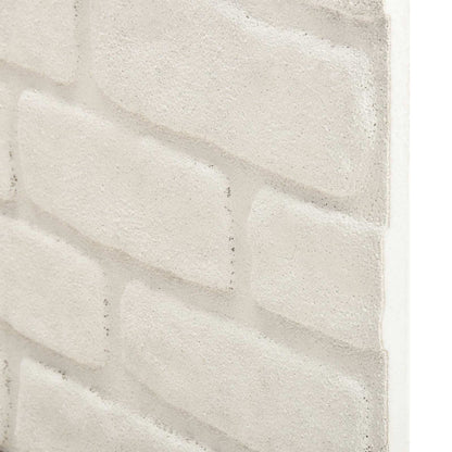 vidaXL Wall Panels 10 pcs White 100 x 50 cm EPS Foam