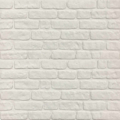 vidaXL Wall Panels 10 pcs White 100 x 50 cm EPS Foam