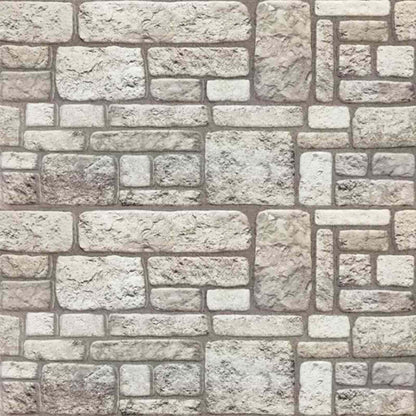 vidaXL Wall Panels 10 pcs Grey 100 x 50 cm EPS Foam