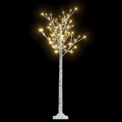 vidaXL Christmas Tree 156 LEDs 1.5 m Warm White Willow Indoor Outdoor