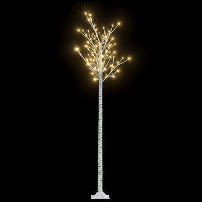 vidaXL Christmas Tree 220 LEDs 2.2 m Warm White Willow Indoor Outdoor