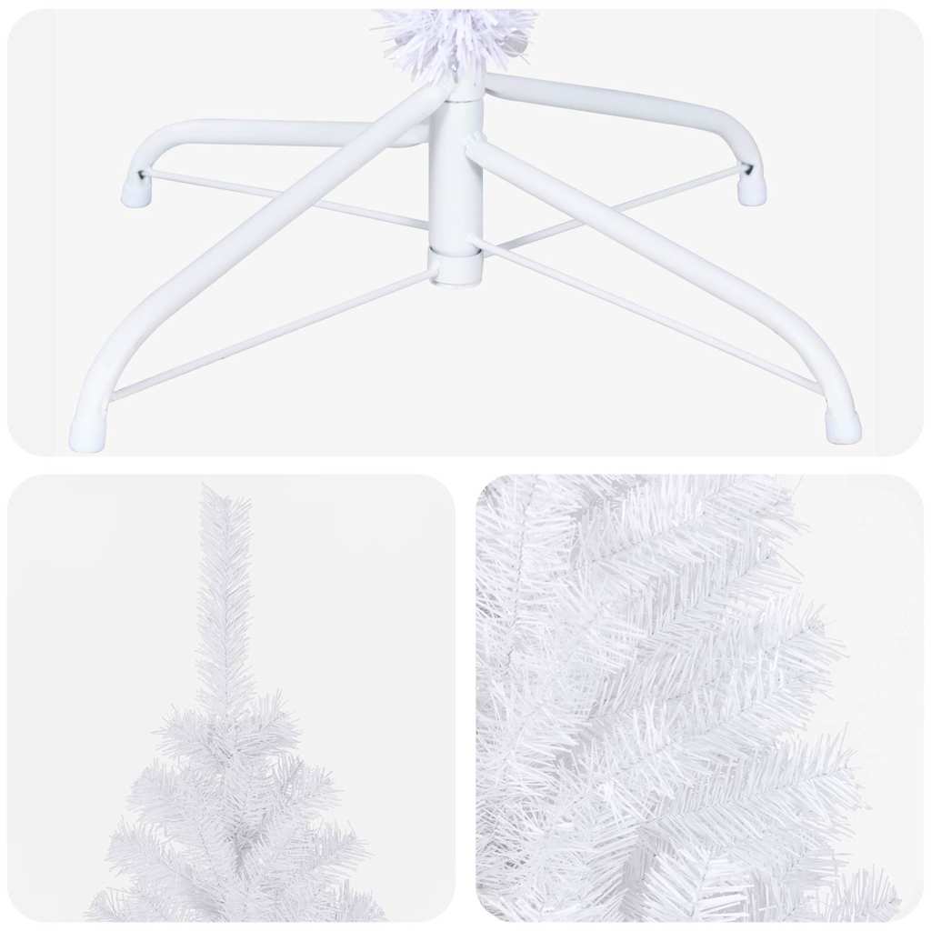 vidaXL Christmas Tree | White | PVC | Medium | Christmas Tree | Cone-shaped