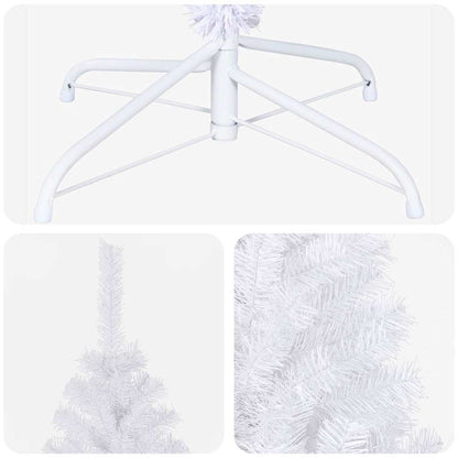 vidaXL Christmas Tree | White | PVC | Medium | Christmas Tree | Cone-shaped