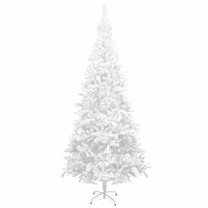 vidaXL Artificial Pre-lit Christmas Tree with Ball Set L 240 cm White