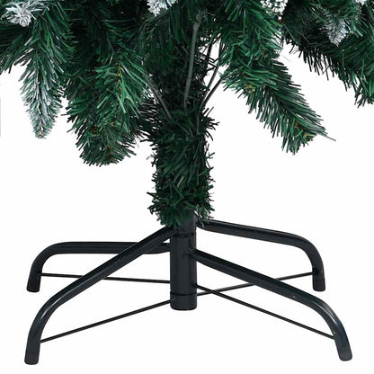 vidaXL Artificial Christmas Tree with LEDs&Ball Set&Pinecones 210 cm