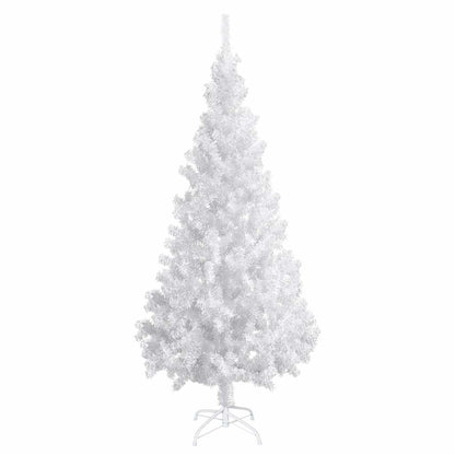 vidaXL Artificial Pre-lit Christmas Tree with Ball Set White 180 cm PVC