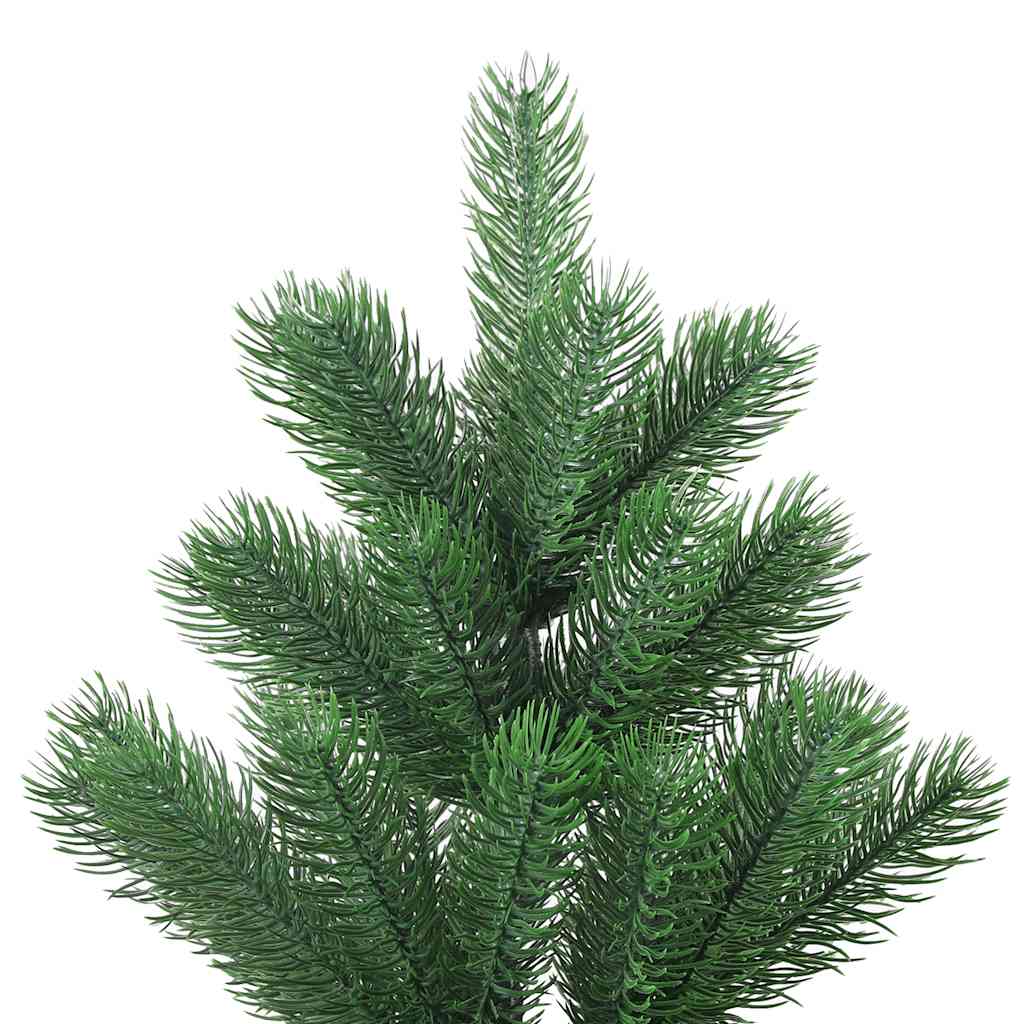 vidaXL Nordmann Fir Artificial Christmas Tree LED&Ball Set Green 210cm
