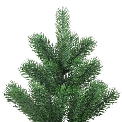 vidaXL Nordmann Fir Artificial Christmas Tree LED&Ball Set Green 210cm